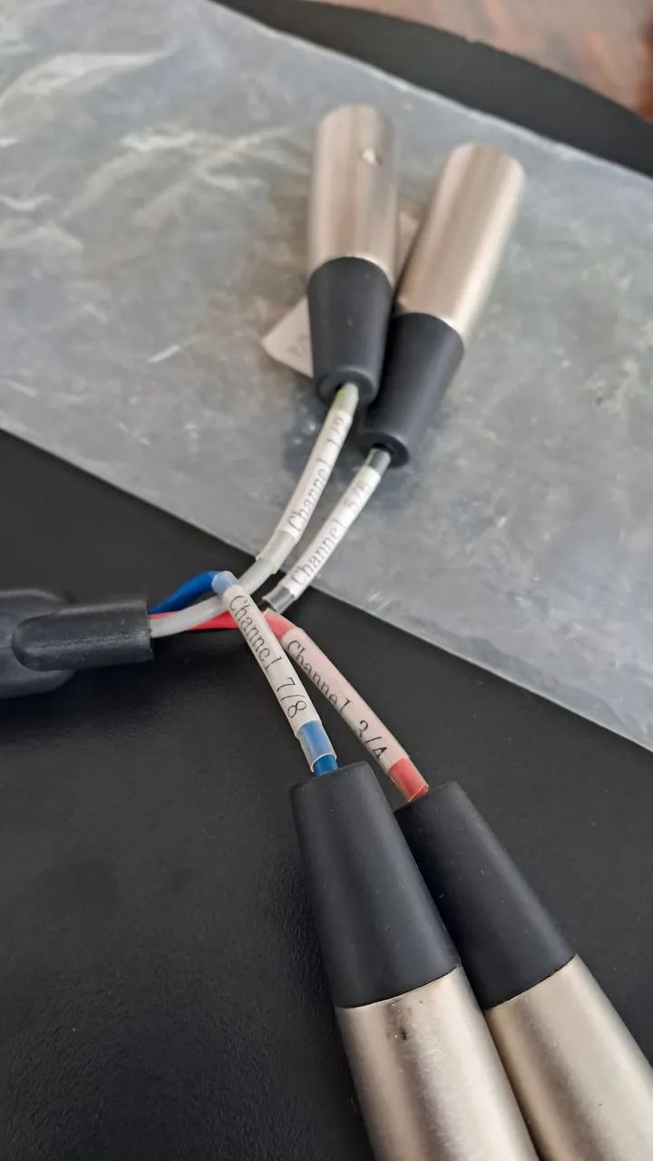 Patch cable áudio DB9 Fêmea x 4 XLR Macho - Foto 4