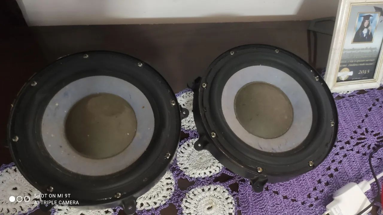 Par de alto falantes potente de 8 polegadas  - Foto 2