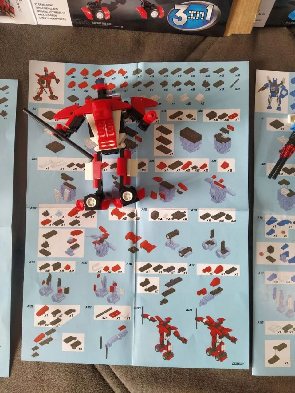 Robôs 3 em 1 estilo lego - Foto 3