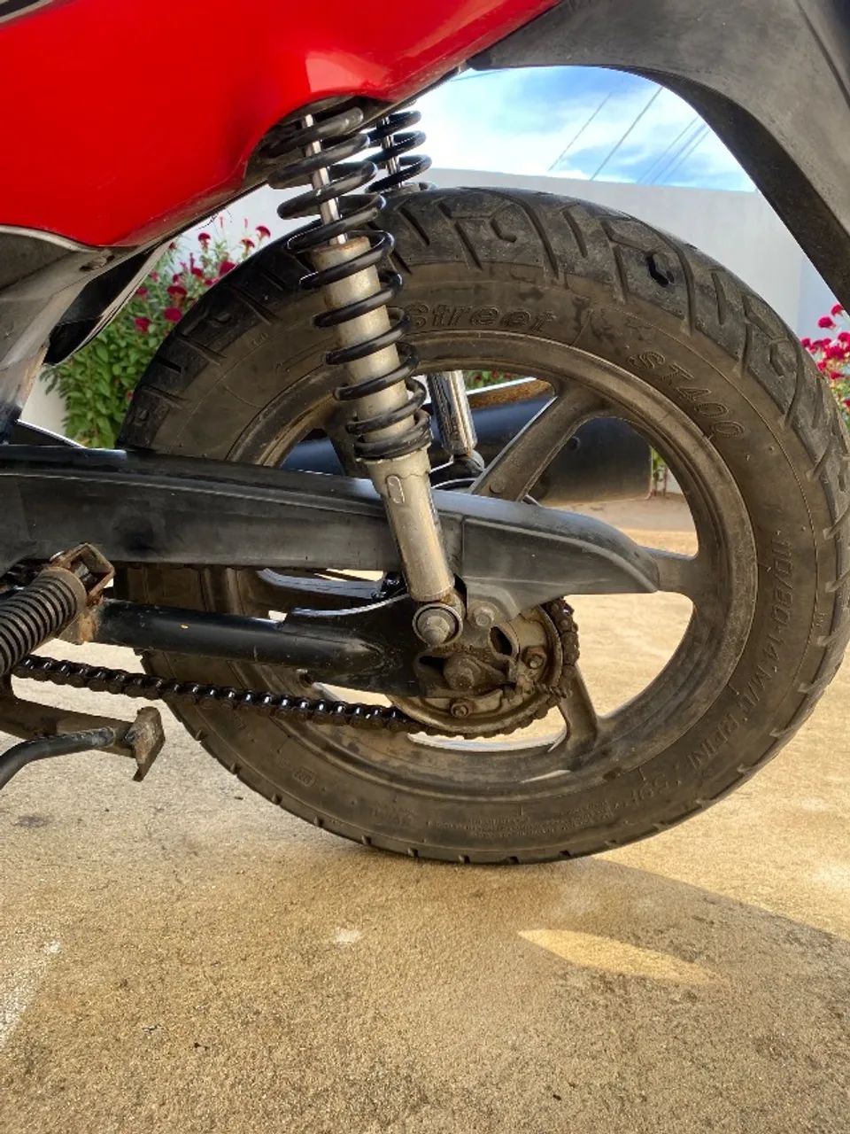 Biz 125 vermelha 2009 - Foto 3