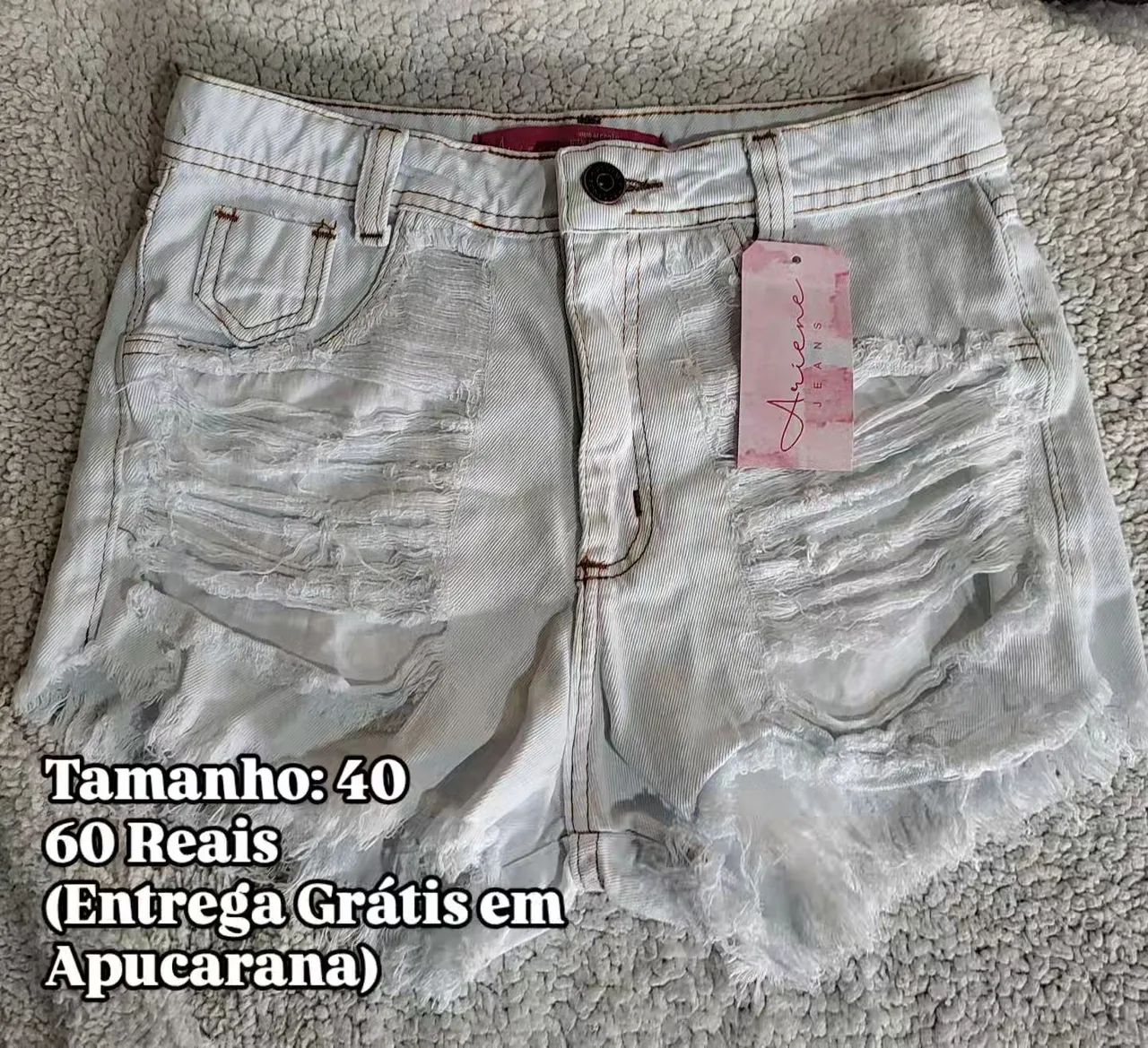 Shorts Jeans Feminino  - Foto 4