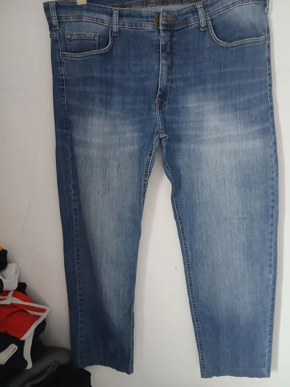 CALÇA JEANS MARFINNO N48 SLIM COM ELASTANO  - Foto 3