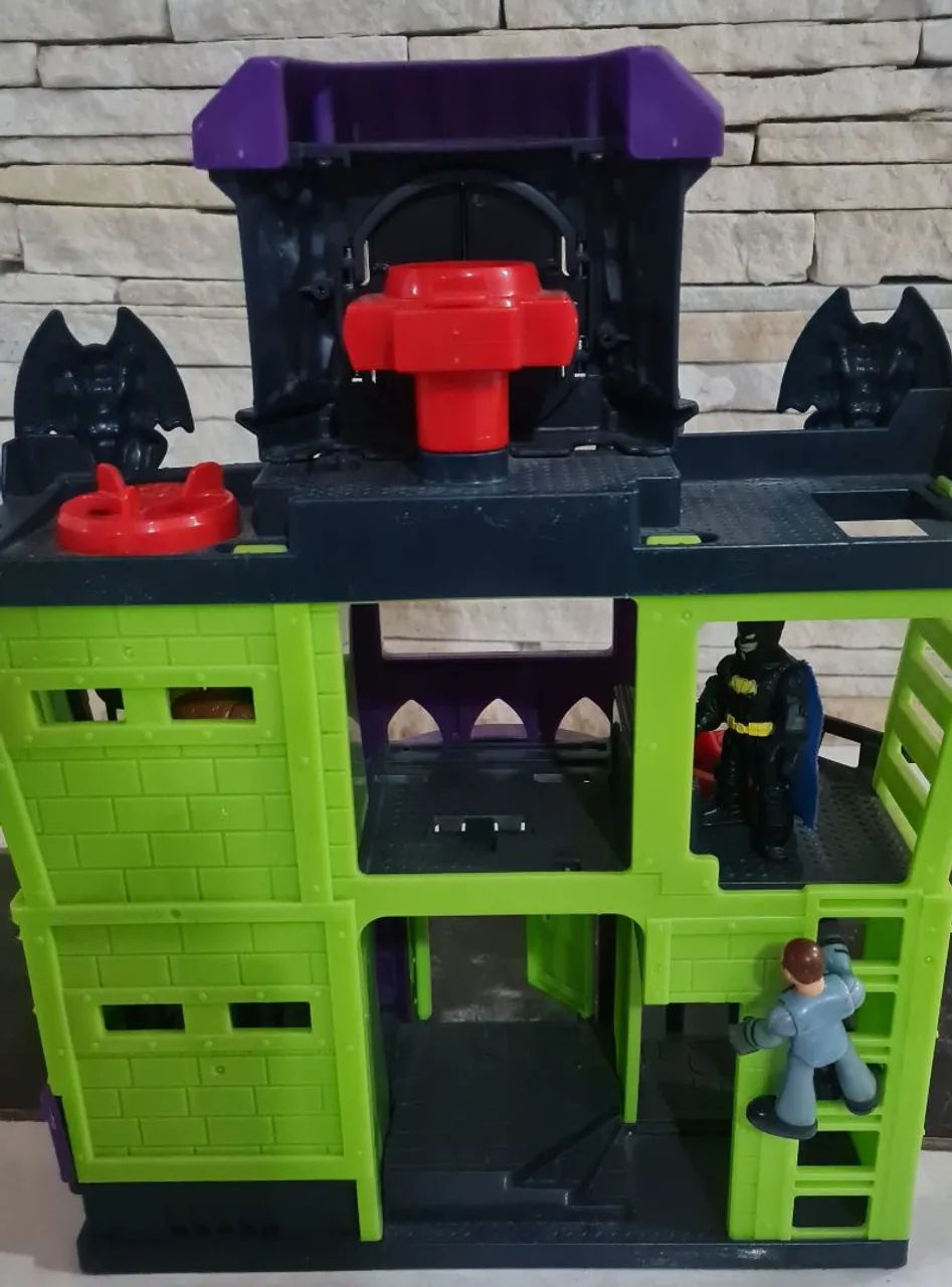 Prisao arkham asylum batman imaginext  - Foto 3