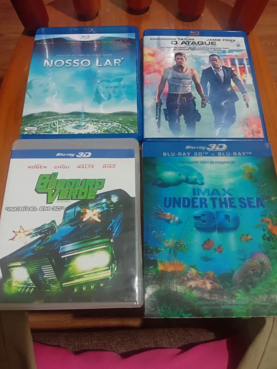 Lote com 04 blu--ray