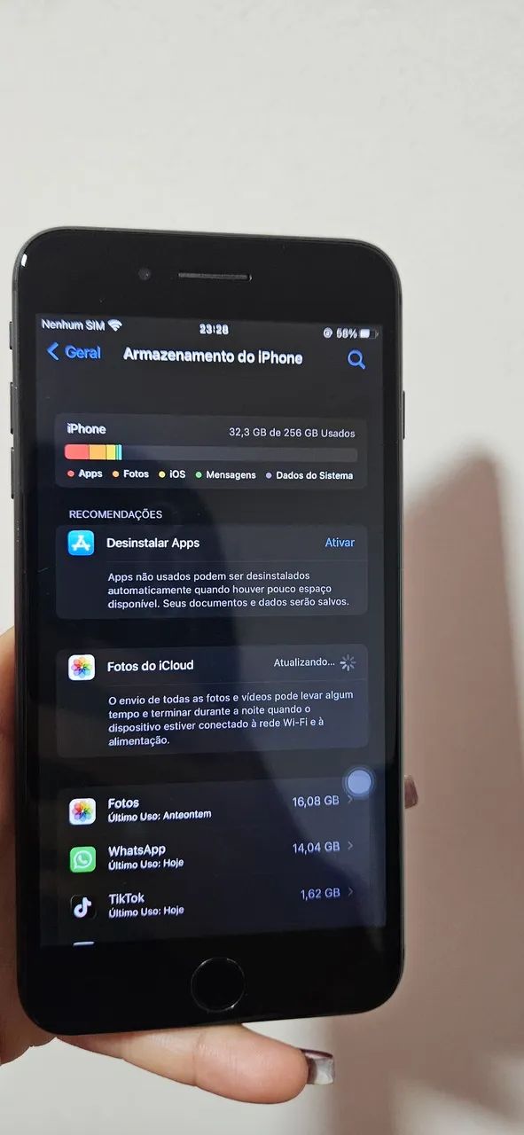 iPhone 8 Plus preto 256GB - Foto 3