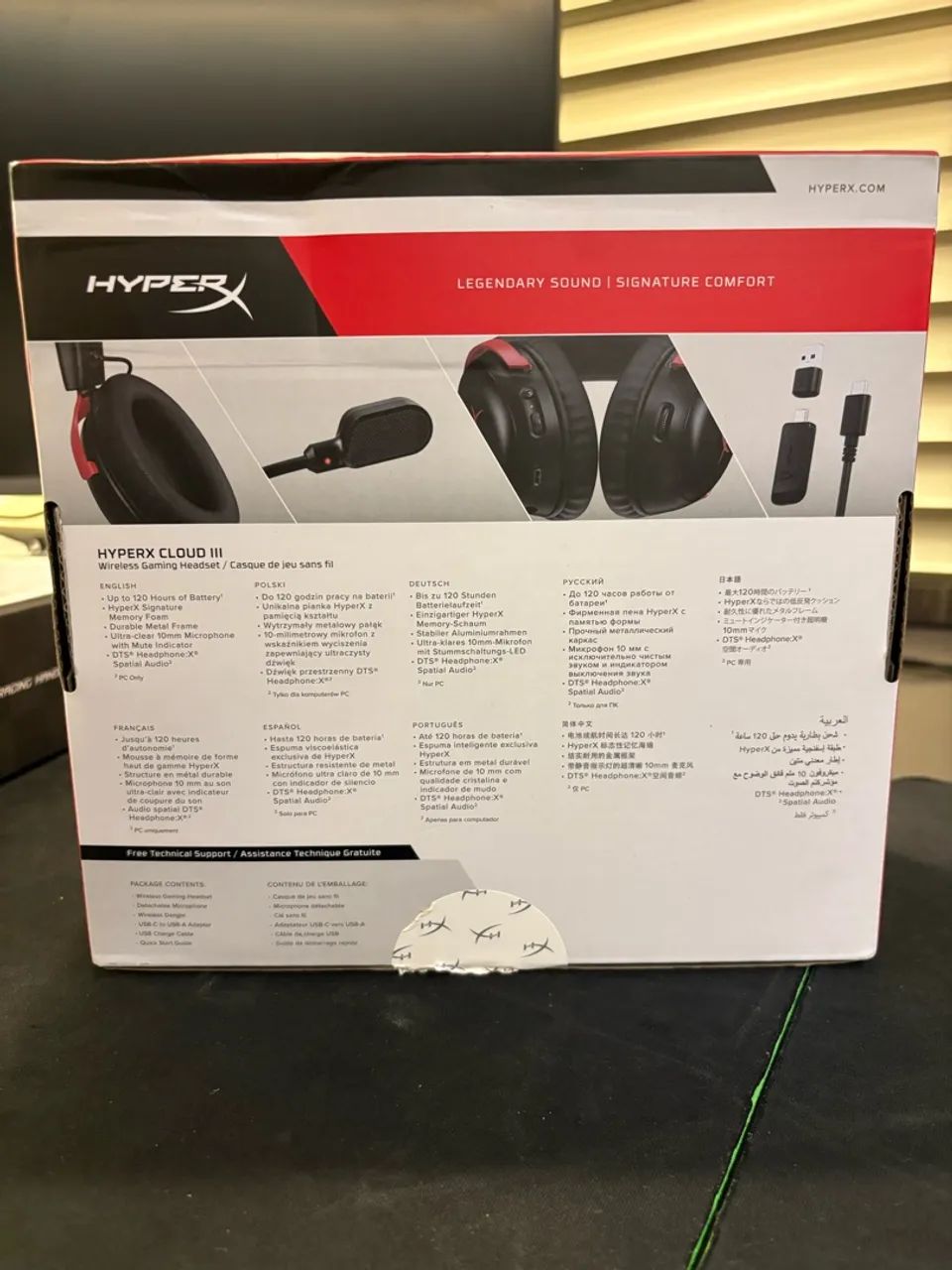 Headset Gamer HyperX Cloud III Wireless - Foto 4