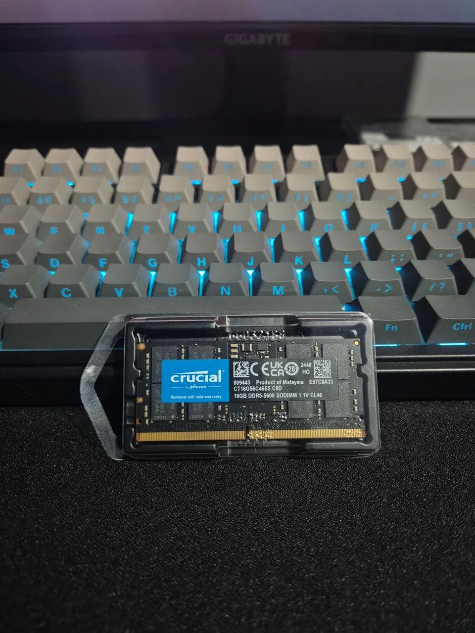 16GB DDR5 5600mhz Crucial Notebook - Memória RAM - Imóvel Morro