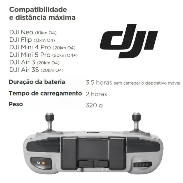 Controle Remoto Dji RC-N3 Para Drone Dji Neo - Flip - Mini 5 Pro - Foto 2
