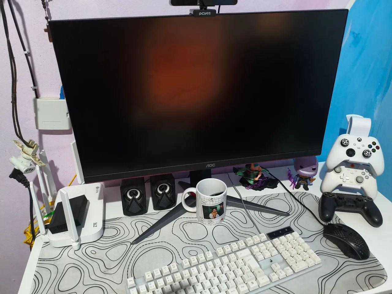 Monitor Aoc 27 polegadas quad HD cabo display port para mais velocidade de comunicação  - Foto 4
