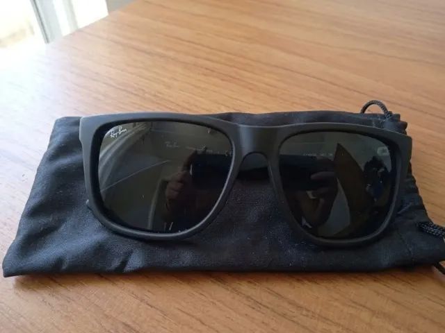 Óculos de Sol Ray-Ban Justin Original - Ótimo Estado - Foto 2