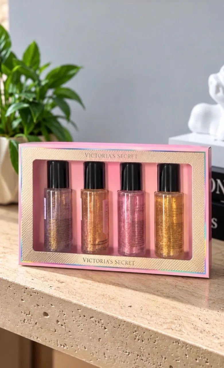 Kit mini Victoria Secret com brilho