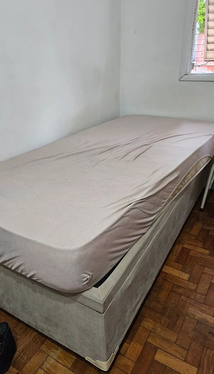 Cama Box Baú Solteiro com Pillow Top + Colchao  - Foto 3