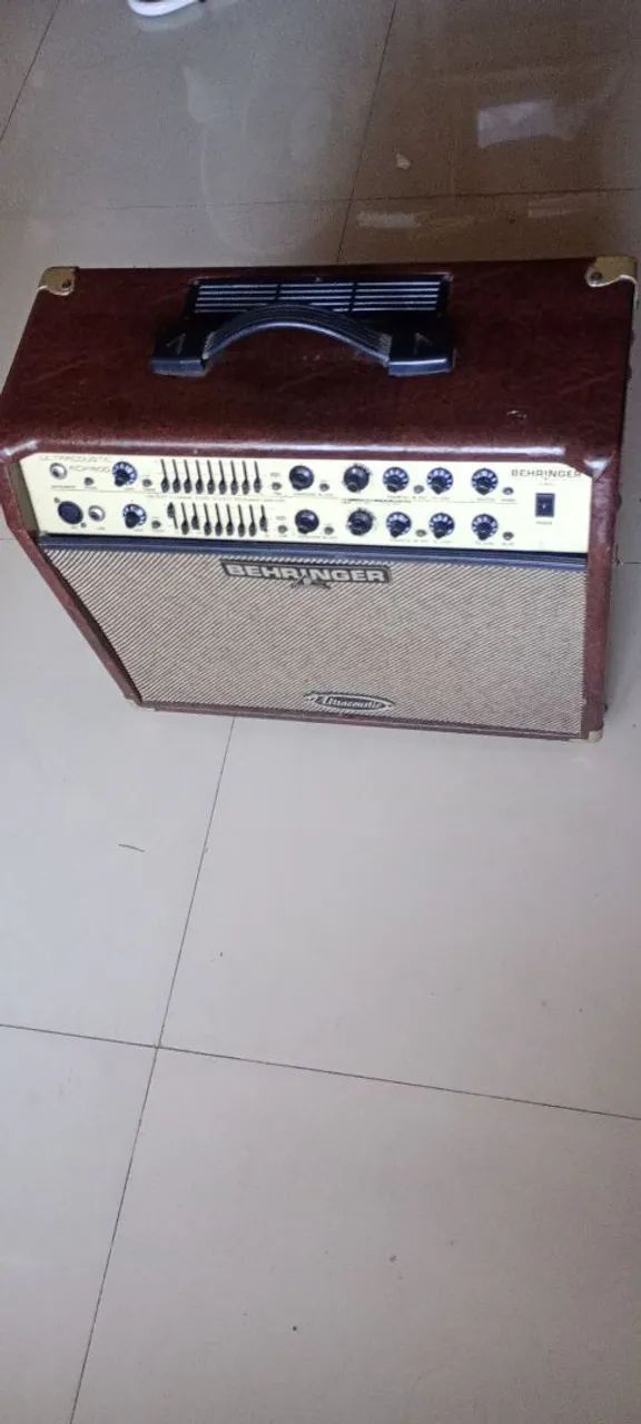 Caixa Behringer acx1800 - voz, violão, e instr. - Foto 4