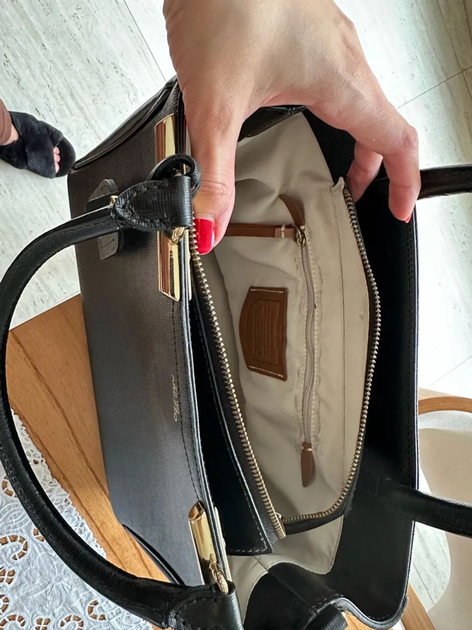 Bolsa Arezzo Preta Estruturada - Foto 3
