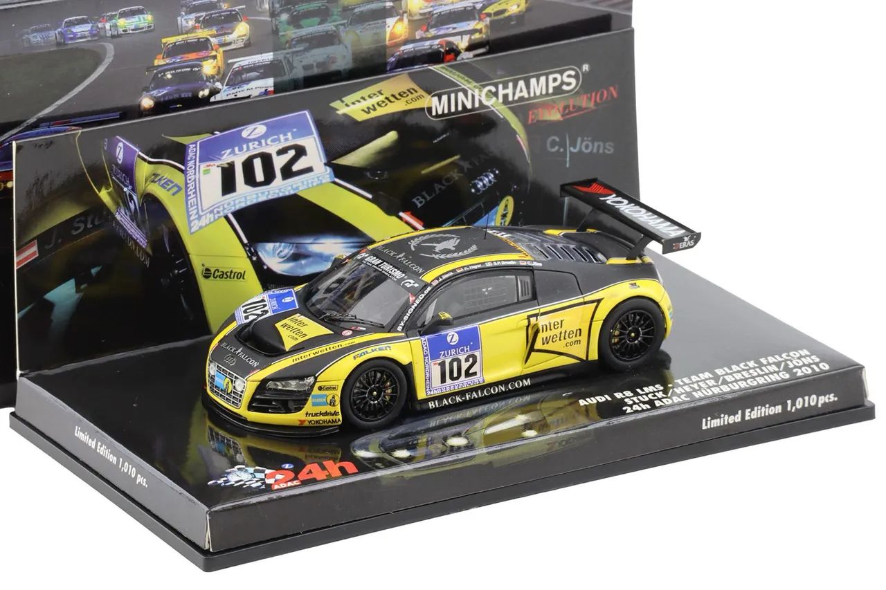 Audi R8 LMS GT3 Minichamps 1/43 - Hobbies e coleções - Azenha