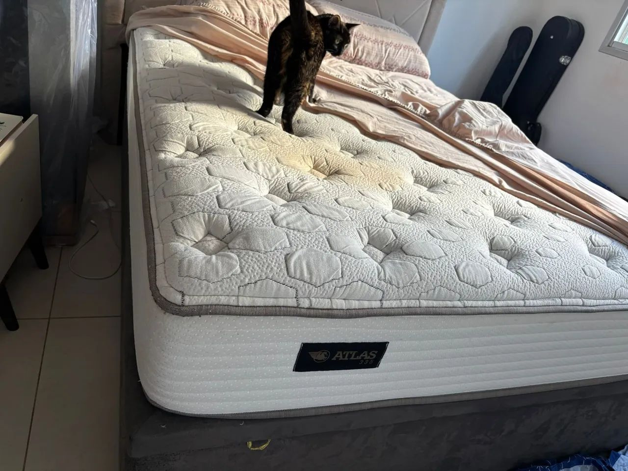 Cama baú casal padrão com Colchão  - Foto 2