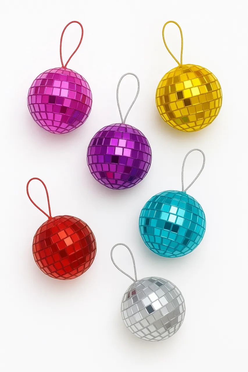 Seis globinhos decorativos 