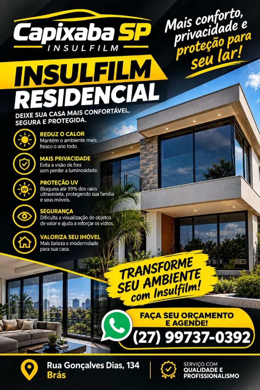 Insulfilm residencial e automotivo 