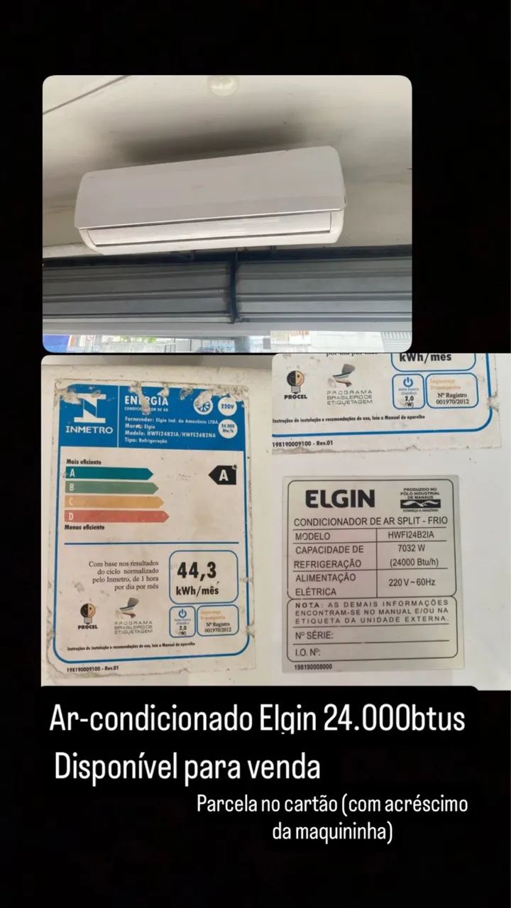 Ar condicionado 24.000 btus