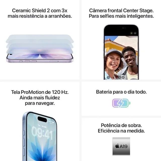 iPhone 17 preto 256GB lacrado (Anatel) - Foto 4
