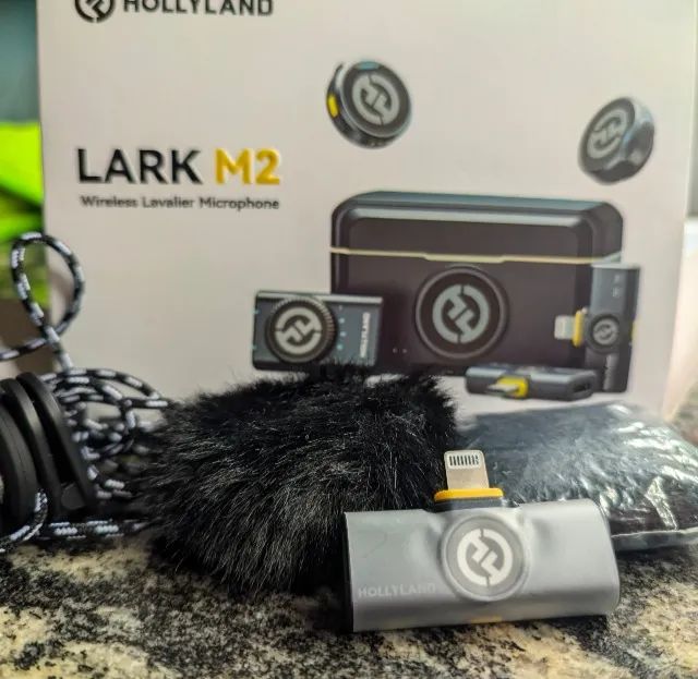 Receptor hollyland lark m2 lightning para iphone