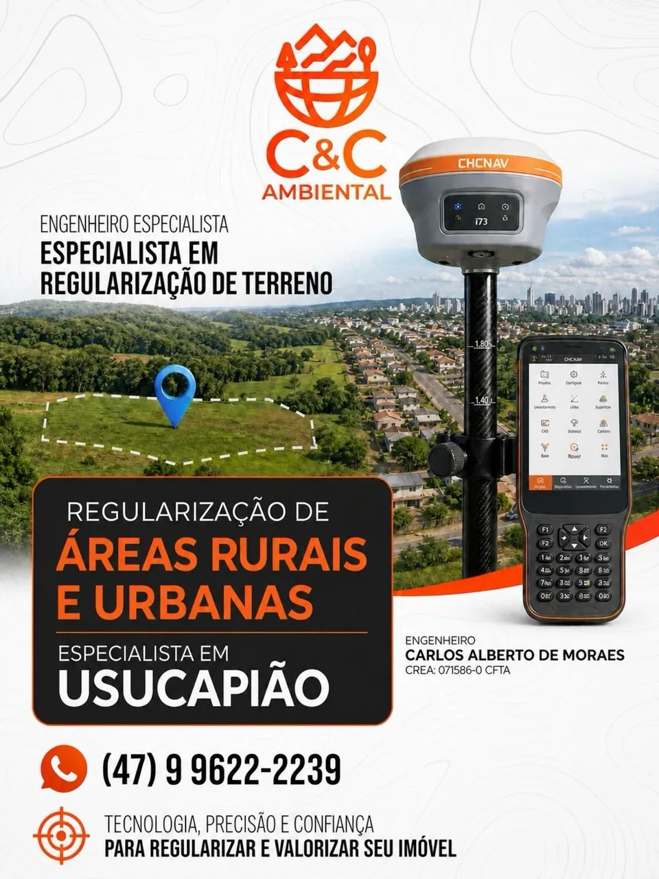 Regularização de Áreas Rurais e Urbanas 
