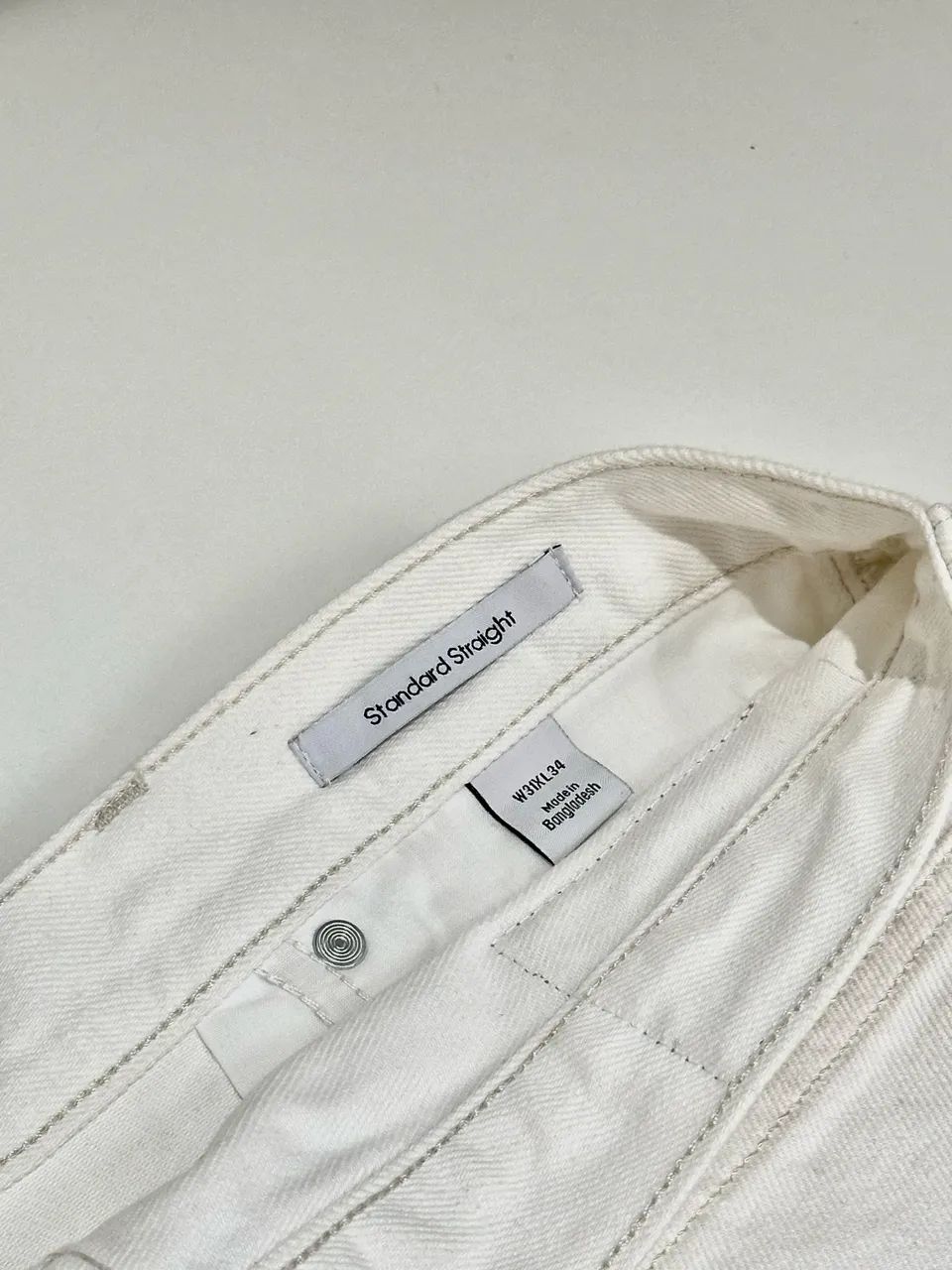 Calvin Klein calça branca 42 - Foto 2