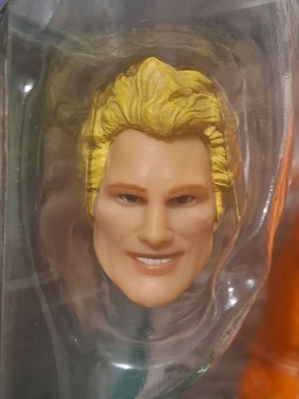 Head .aquaman classico.mas tridente  e mascote