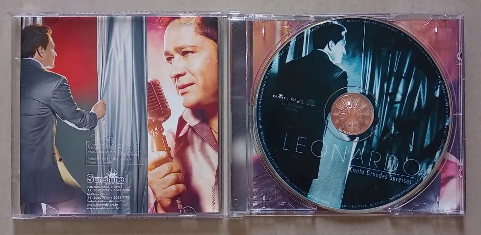 CD Leonardo - Canta Grandes Sucessos (Original/Raridade) - Foto 3