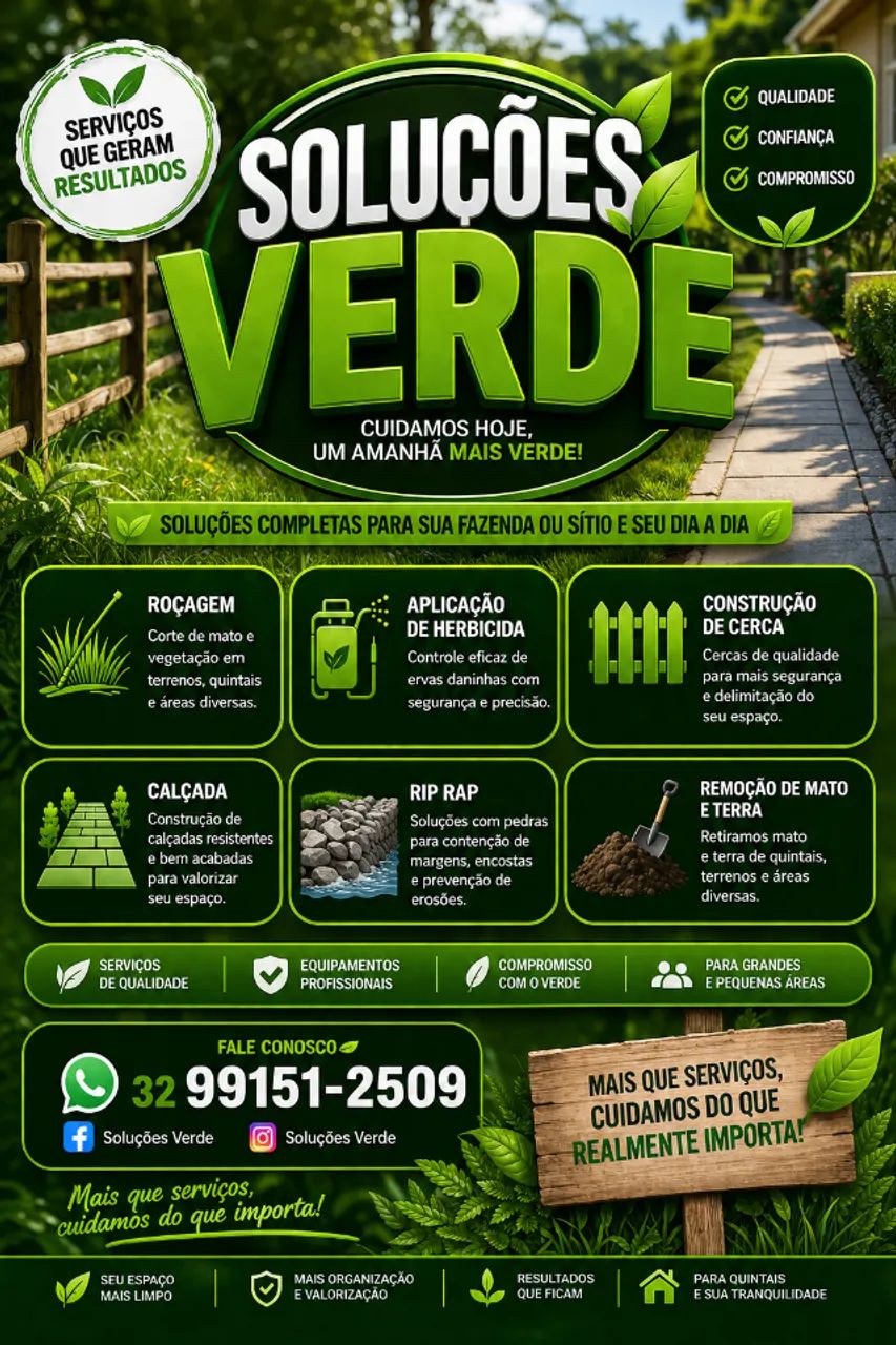 soluções verde