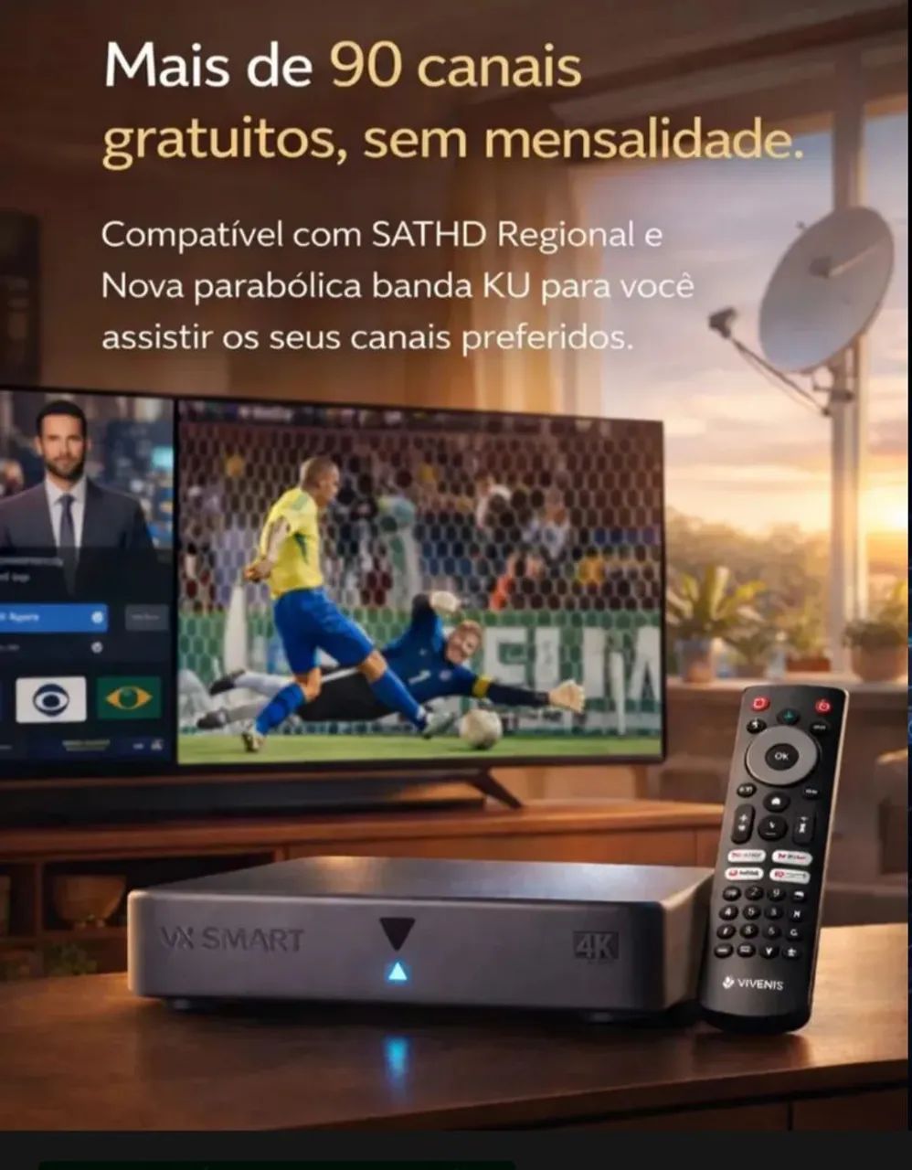 Nova parabólica+Streaming  - Foto 5
