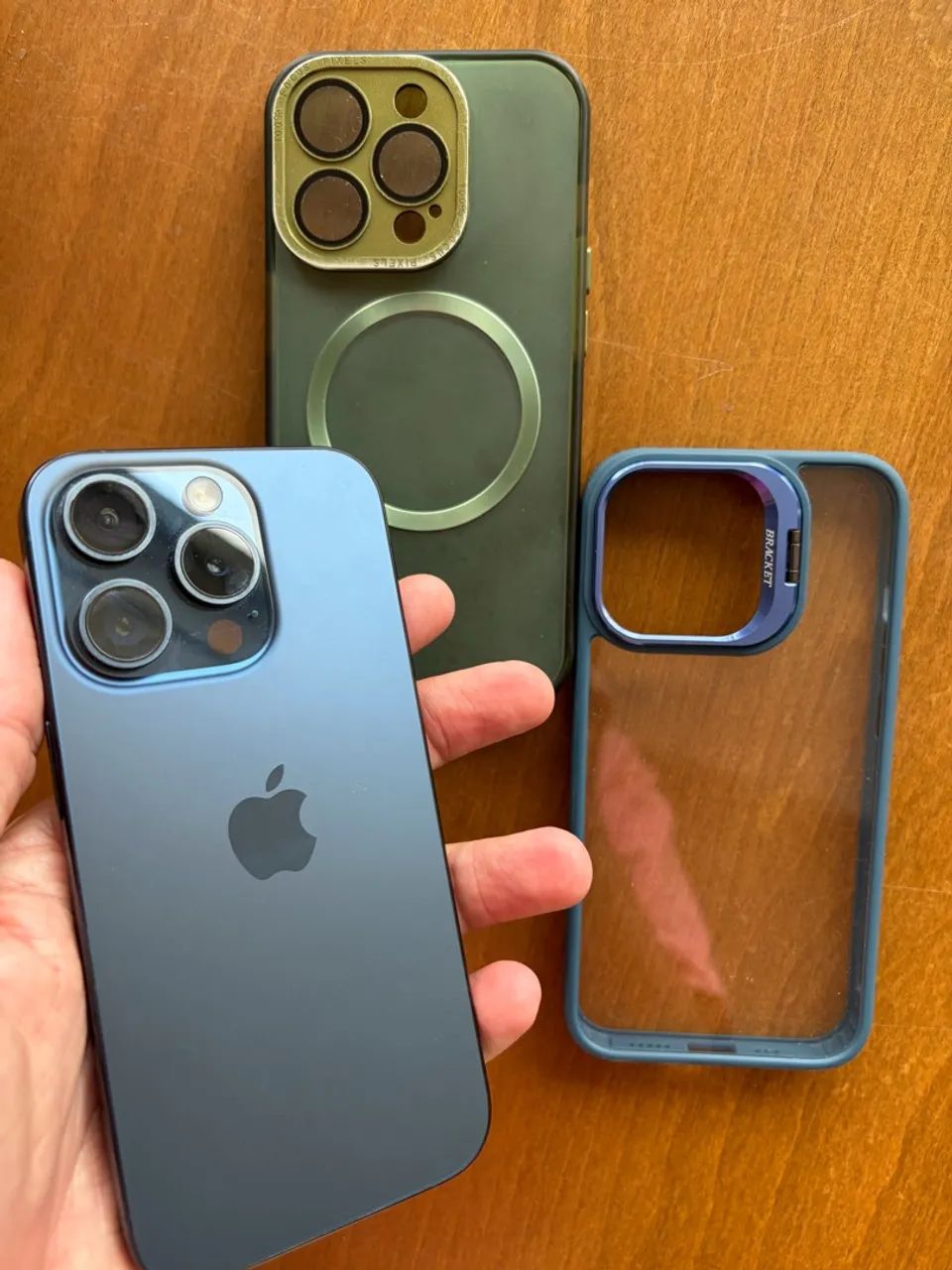 iPhone 15 Pro - Azul Titânio  - Foto 4