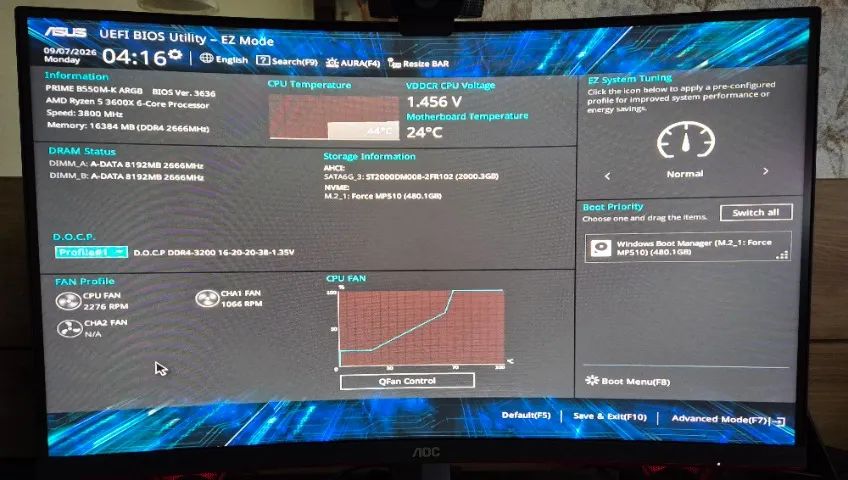 PC Gamer AMD Ryzen5 3600x com placa de vídeo ASUS NVIDIA GeForce RTX 3060TI - Foto 3