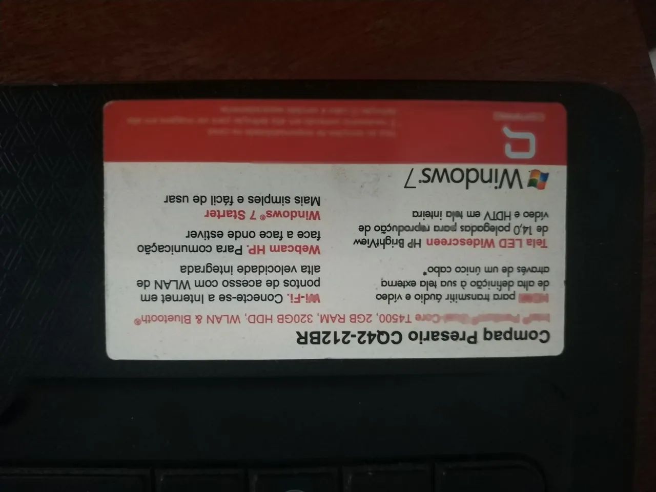 Notebook HP    (Com defeito) - Foto 5