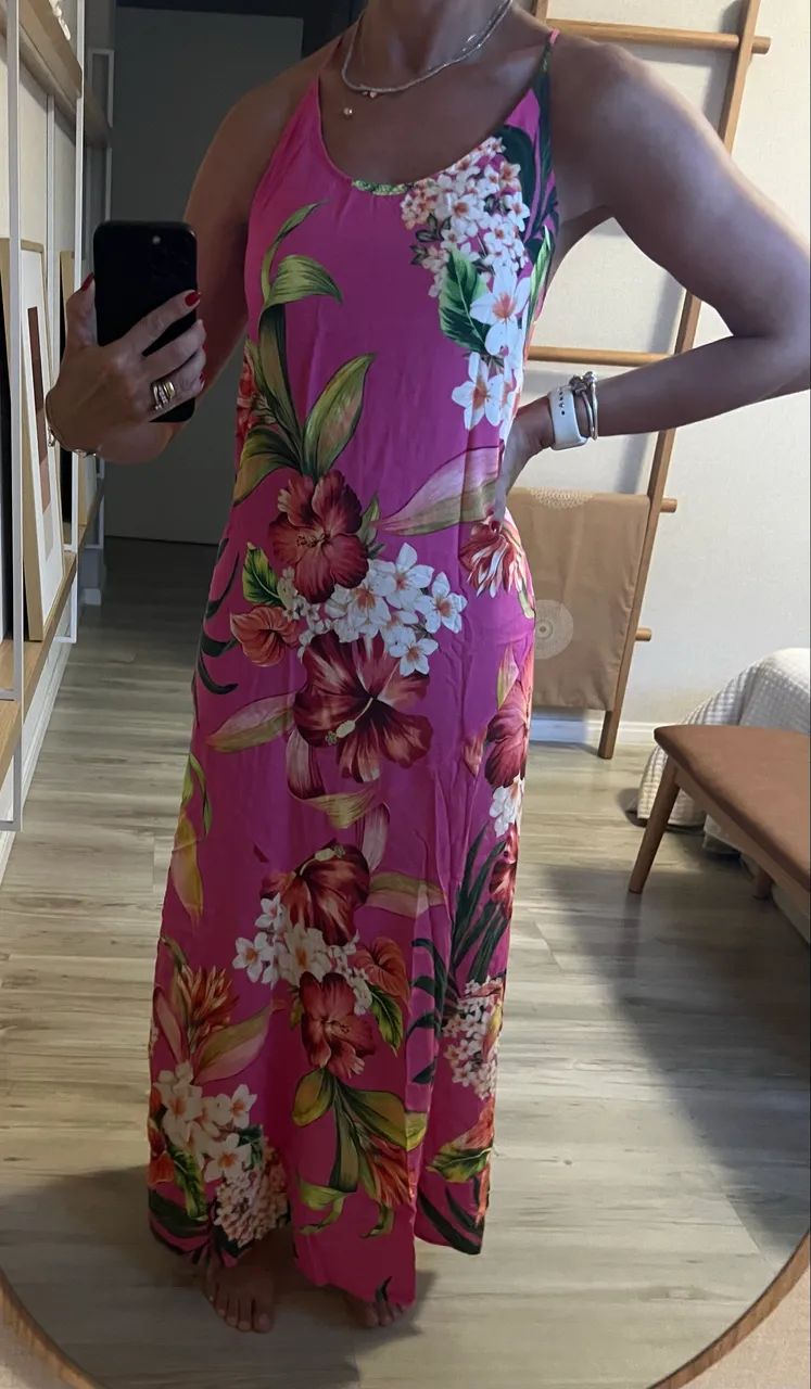 Vestido floral FARM - Foto 3