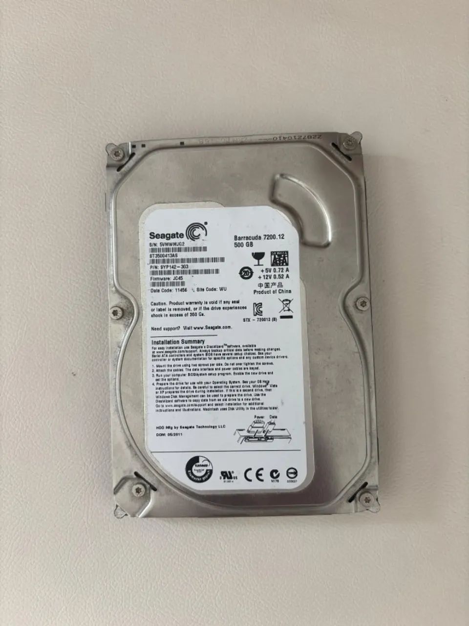 HD 500gb Seagate Barracuda
