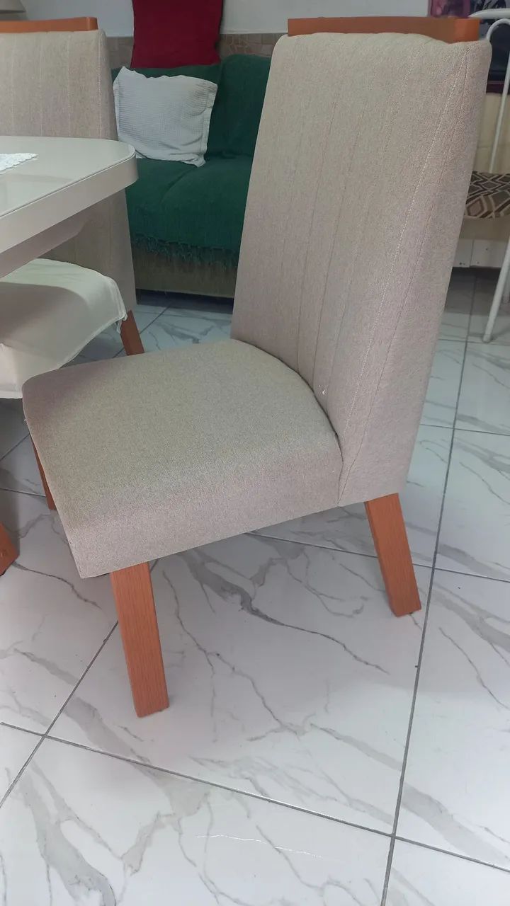 6 unidade cadeiras estofadas - Foto 3