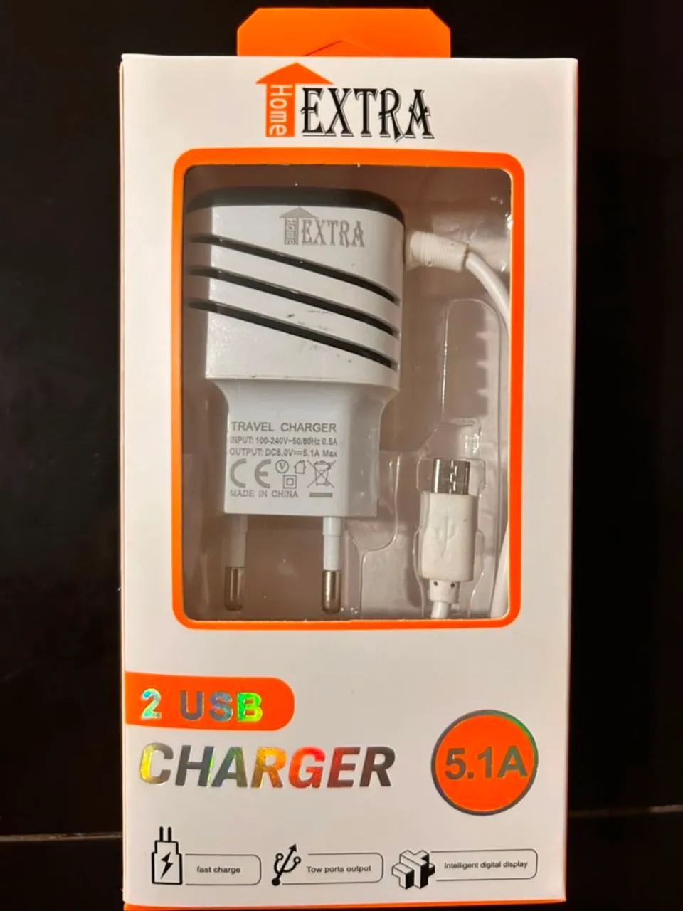 CARREGADOR V8 5.1A 