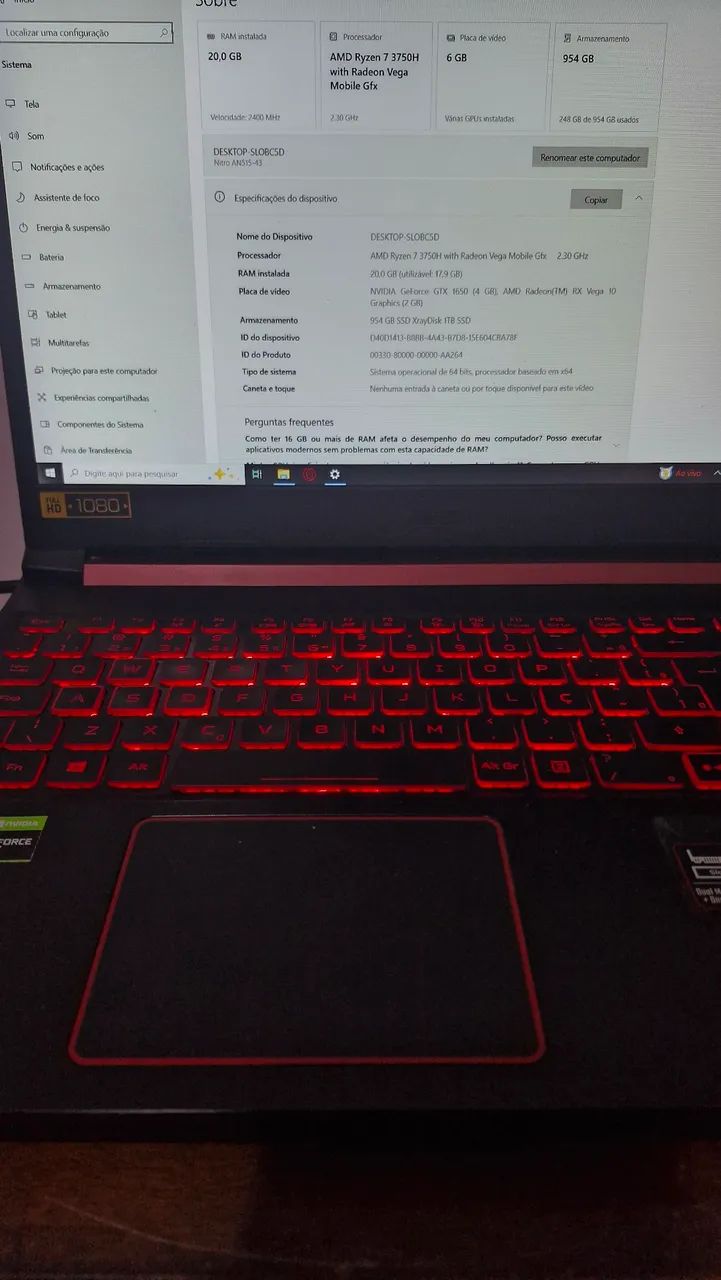 Notebook acer nitro 5 - Foto 2