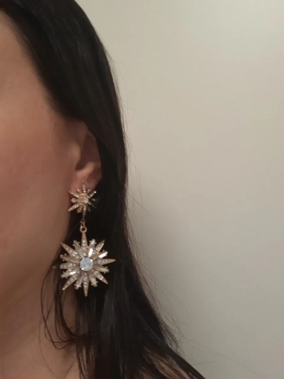 BRINCO 2 ESTRELAS STRASS  - Foto 2