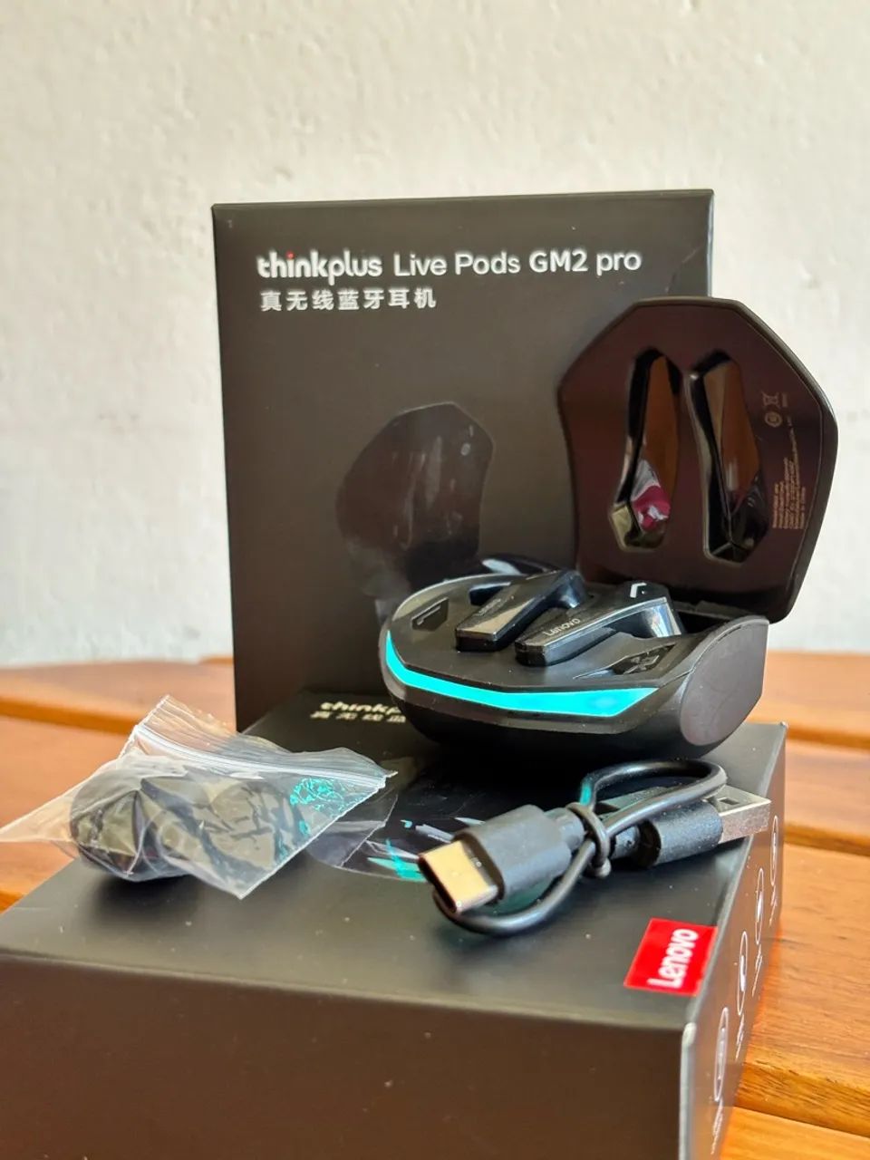 Fone Bluetooth Lenovo gm2 pro  - Foto 4