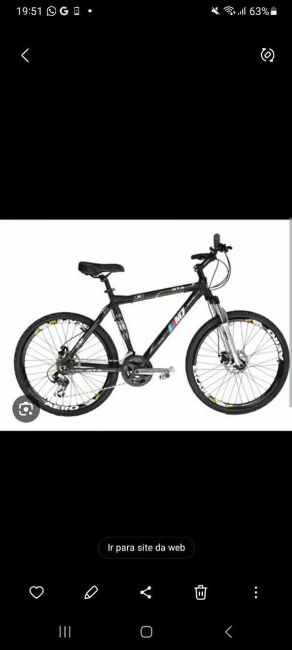 Bicicleta GTA M7 BRANCA 