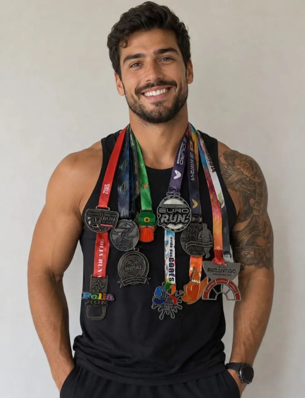 Kit 10 Medalhas de Corrida de Rua - Coleção Eventos  Várias Etapas