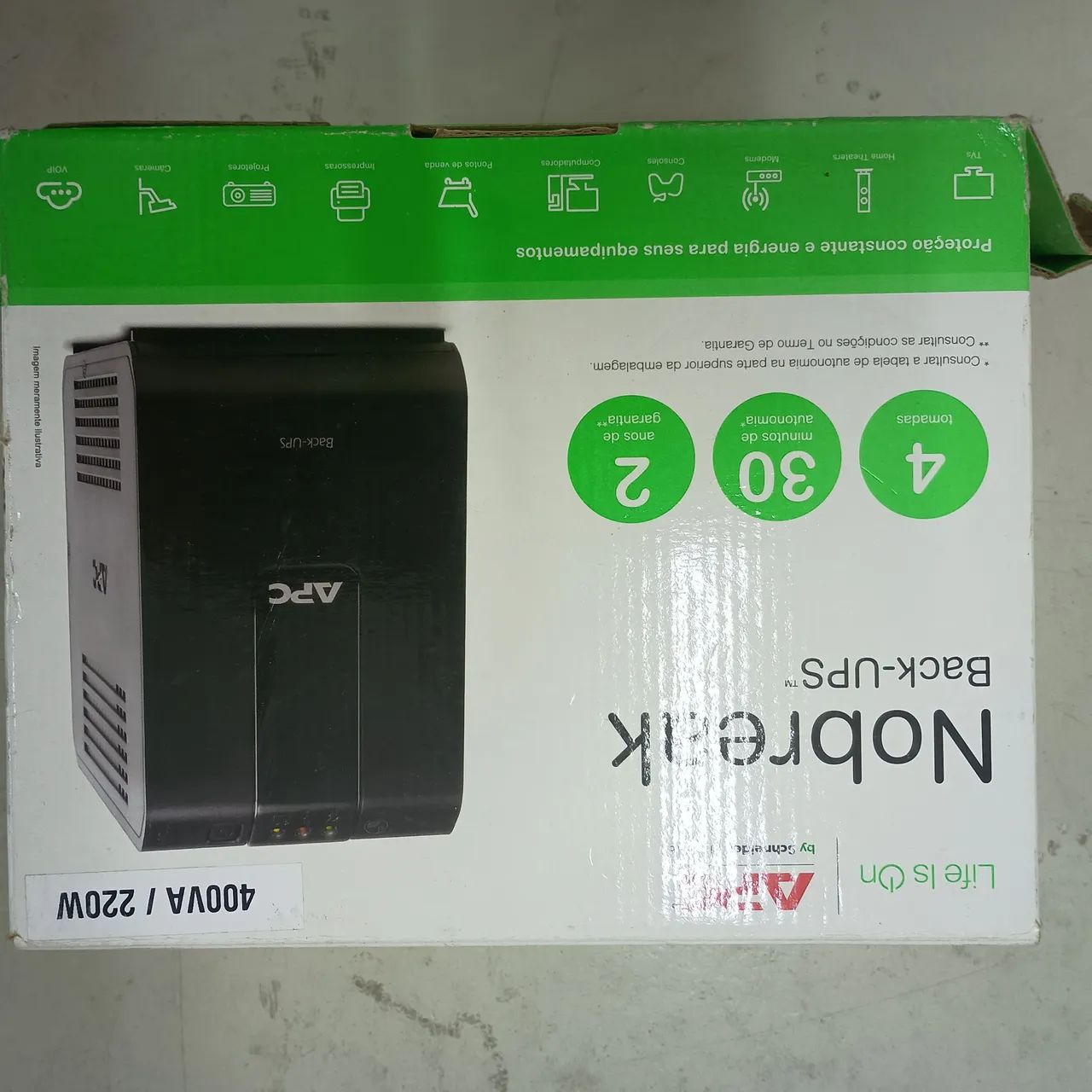 Nobreak APC 4000VA / 220W