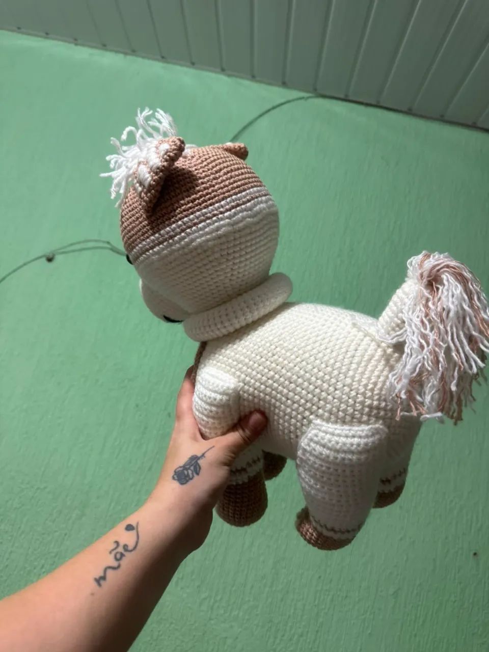 Urso de crochê 40 cm  - Foto 2