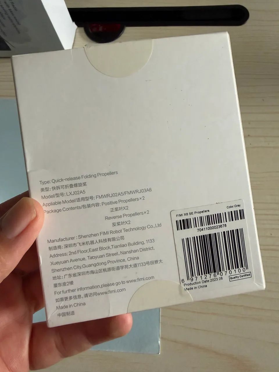 Hélices Originais para fimi x8 - Foto 3