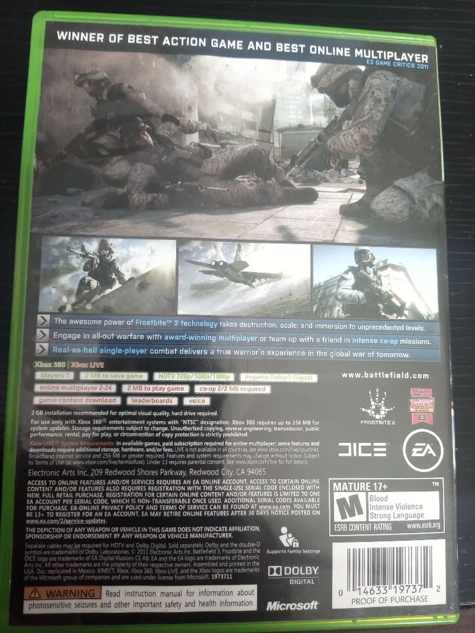 BATLEFILD 3 XBOX 360 - Foto 2