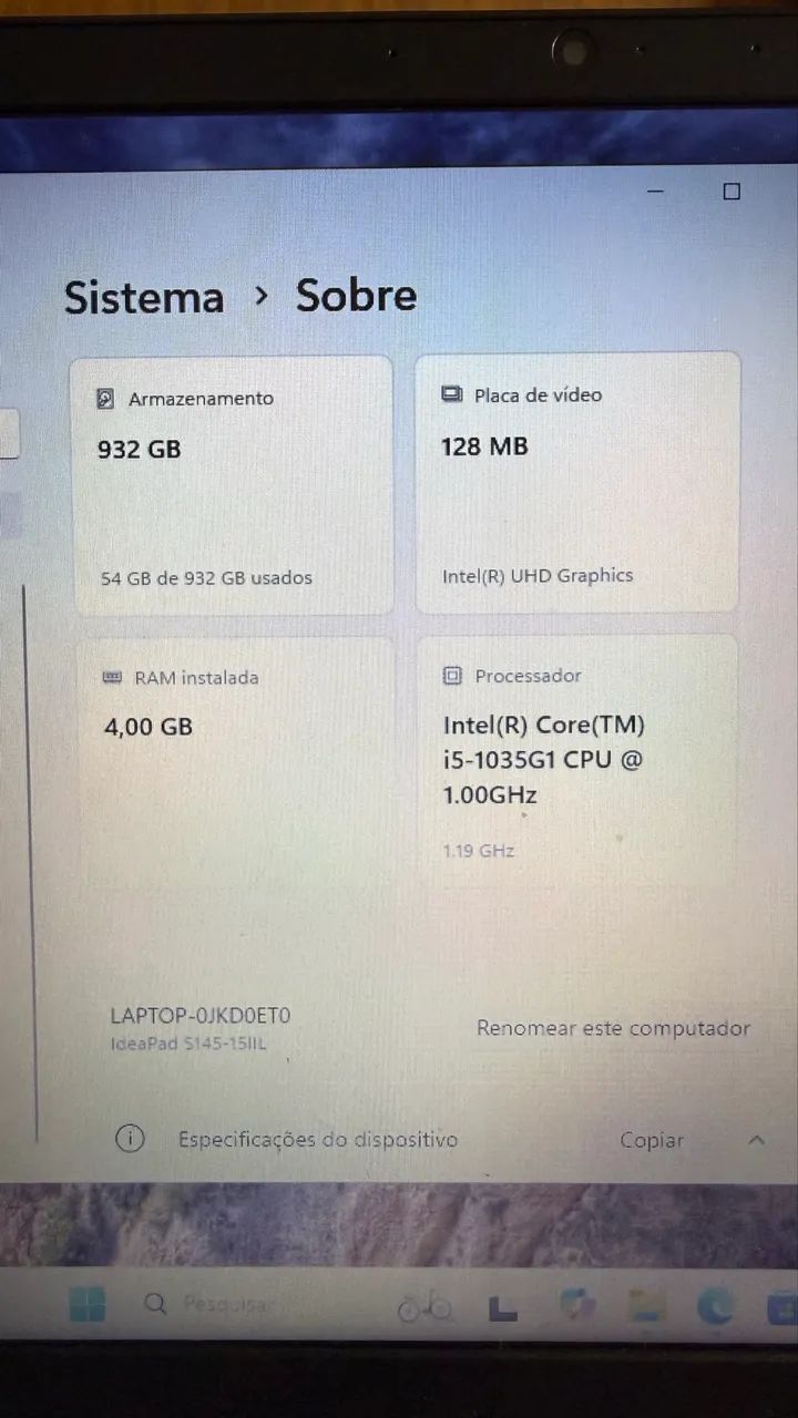 Notebook  Lenovo i5-1035G1 - Foto 5