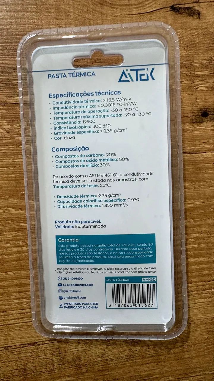 Pasta Térmica 5G Cinza Atek - Foto 2