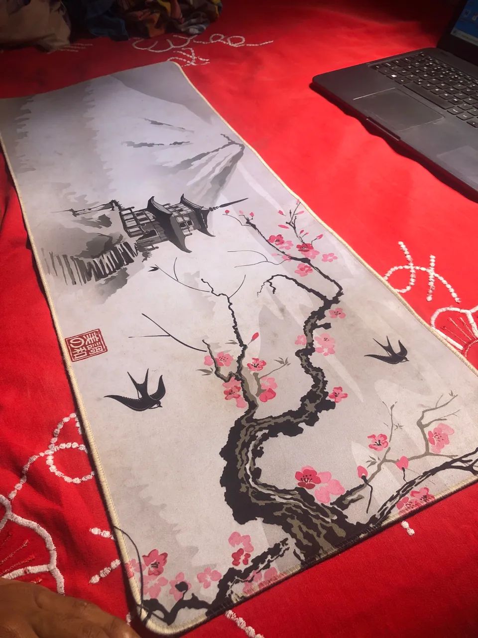 Mouse Pad + Mouse com fio
